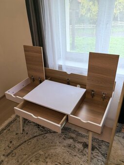 Písací stôl 120x60x76cm s úložným priestorom - 2