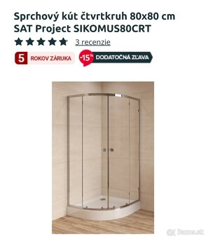 Sprchovy kut / mramorova vanicka - 2