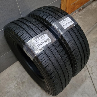 Letné dodávkové pneumatiky 225/75 R16C MICHELIN - 2