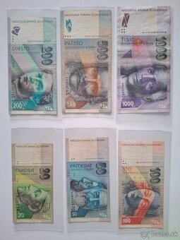 slovenské bankovky - 2