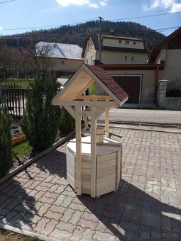 Drevená studňa osemhranná - 2