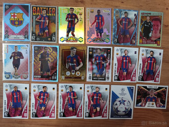 Futbalové kartičky - Barcelona, Real, Arsenal - 2