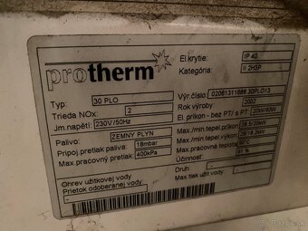 Plynový kotol protherm - 2
