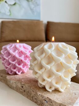 Sójová sviečka „Pinecone“ - 2