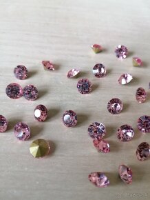 Rhinestones strasove kamienky - ruzove - 2