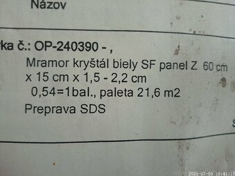 Biely kamen obklad - 2