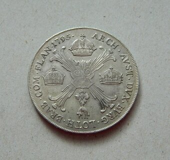 Predám 1 toliar 1795 H Franc II. - 2