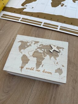 Stieracia mapa sveta Mapa World Scratch Map Stieracia, 88x52 - 2
