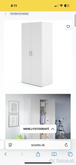 Šatníková skriňa - 2