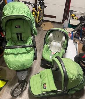 Kočík Peg Perego GT3, vanička Navetta, autosedačka - 2