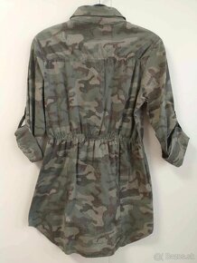 Dievčenská/dámska maskáčová/vojenská košeľa s dlhým rukávom - 2