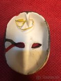 Porcelánová maska - závesná dekorácia - 2