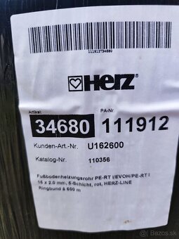 Rúrka na podlahové kúrenie HERZ 16x2 - 2
