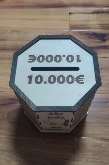 Motivačná pokladnička (10000€) "Aby bolo keď nebude" - 2