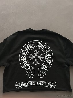 chrome hearts cropnute tricko - 2