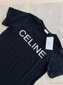 Celine tričko čierne s nápisom - 2