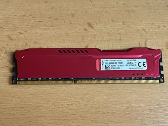 Kingston HyperX 8GB DDR3 1600MHz CL10 Fury Red Series - 2