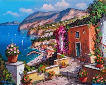 Originálny obraz – Gio Sannino: Sorrento Belvedere - 2