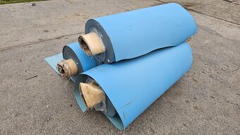 Fólia modrá - nová nepoužitá - pevná odolná - 2