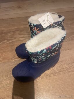 Zimné čižmičky nové, veľkosť 30 - 2