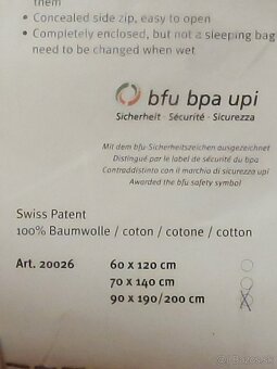 Deka pre bábätko so zabezpečením proti pádu z postele - 2