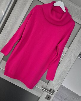 Oversize rolák Fuksia - 2