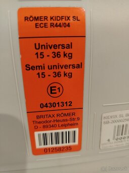 Britax Romer Kidfix SL 15 - 36 kg - 2