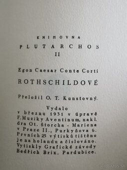 Rotschildove 1931 - 2