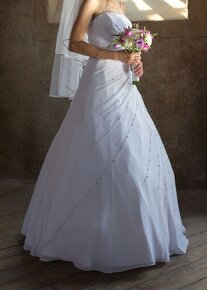 Svadobné šaty 36-38 - 2