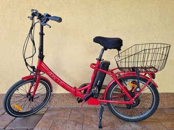 Skladací mestský elektrobicykel Apache Tocho 2021 pearl red - 2