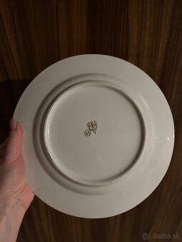 5x retro plytky porcelan. tanier set - 2