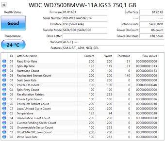 Externý HDD WD Elements 750GB - 2