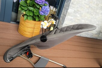 Babybjorn ležadlo BLISS Anthracit classic Woven + hračka - 2