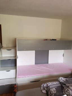 Poschodová posteľ s úložným priestorom - 2
