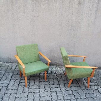 Retro kreslo Tatra Nabytok Jirak 1970 Vintage 2ks - 2