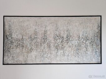 Abstraktný obraz štrukturovaný 140x70cm T - 2