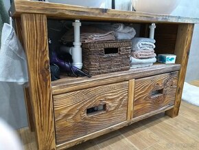 Skrinka pod umývadlo 5" staré drevo "
- 2