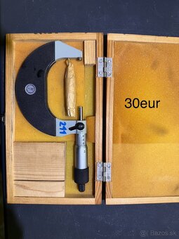 mikrometre stojany hroty vodovahy - 2