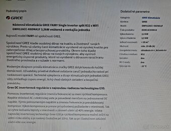 Predám klimatizaciu Gree - 2