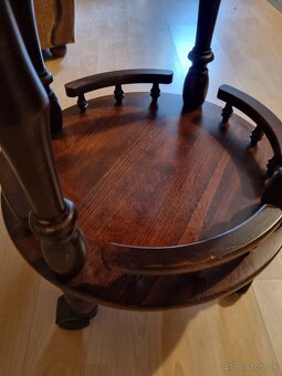 Retro barový stolík /  servírovací vozík - 2