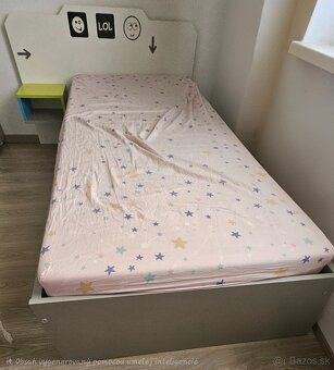 Posteľ detská + rošt + matrac - 2