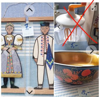 Sklo-obraz, miska, svietniky, soľnička - 2