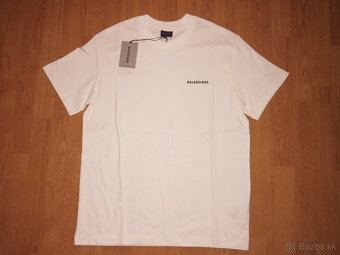 Balenciaga pánske tričko biele - 2