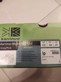 Dievčenské turistické topánky Karrimor - 2