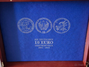 Sada striebornych minci 10 EURO 2002-2015 ADFGJ - 2