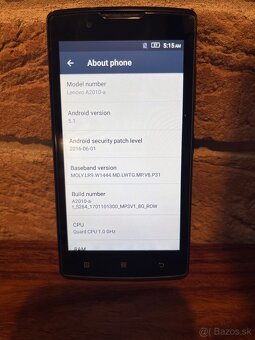 Lenovo A2010-a, android 5 - 2