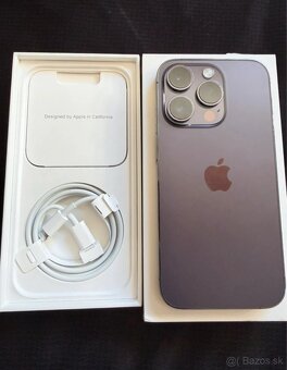 iPhone 14 Pro 128 GB Deep Purple – veľmi pekný stav - 2