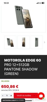 Motorola Edge pro 60 512GB phaton green - 2