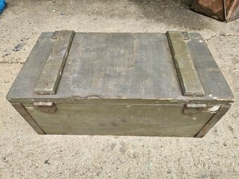 Vojenska drevena krabica bedňa 2. - 2