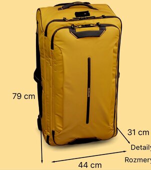 Samsonite ECODIVER žltý 79cm - 2